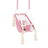 Hamac bébé suspendu en velours rose – vue 2