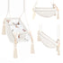 Hamac bébé suspendu en velours beige