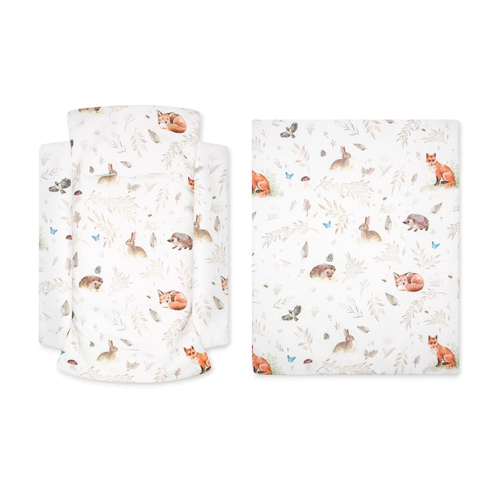 Hamac Bébé Nouveau-né 3-en-1 Velours Vert avec Sangles Sécurité Personnalisable