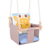 Balançoire bébé intérieur Safari girafe en coton – vue 2