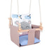 Balançoire bébé intérieur Safari hippopotame en coton – vue 4