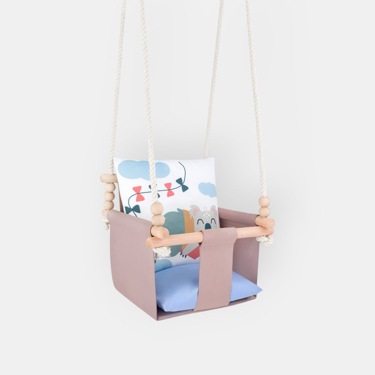 Balançoire bébé intérieur Safari koala en coton