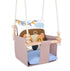 Balançoire bébé intérieur Safari lion en coton – vue 2