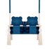 Balançoire double jumeaux en velours bleu foncé – vue 4