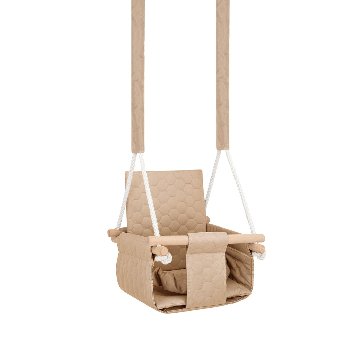 Balançoire bébé imperméable intérieur et extérieur beige – vue 2