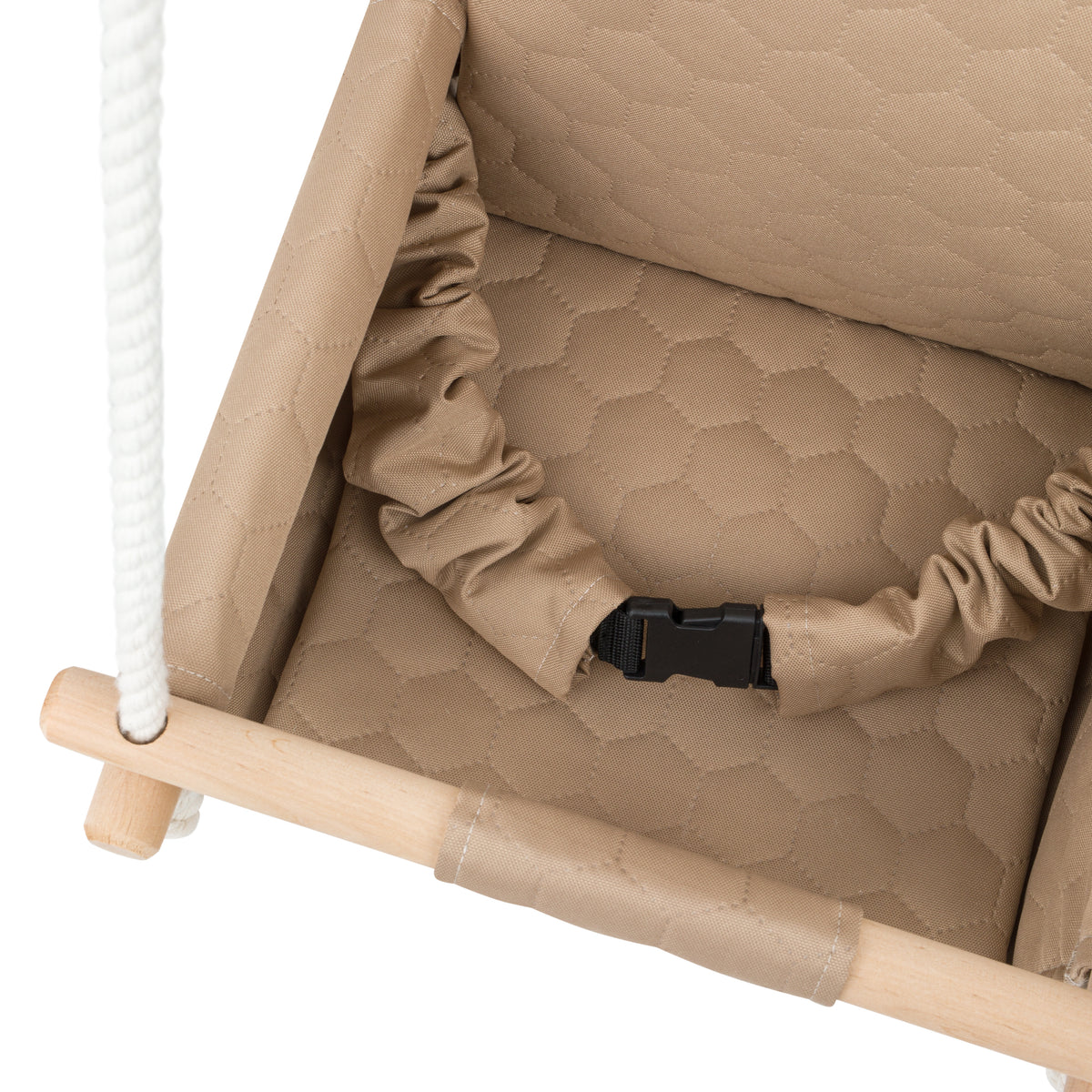 Balançoire bébé imperméable intérieur et extérieur beige – vue 3
