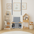 Balançoire bébé imperméable intérieur et extérieur gris clair – vue 4
